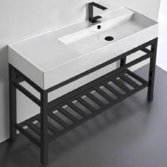 Modern Console Sink Vanity, 48 inch